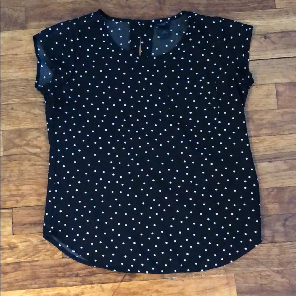 Ann Taylor Polka Dot Shirt